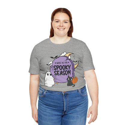 Wake Me for Spooky Season Tee - Halloween T‑Shirt
