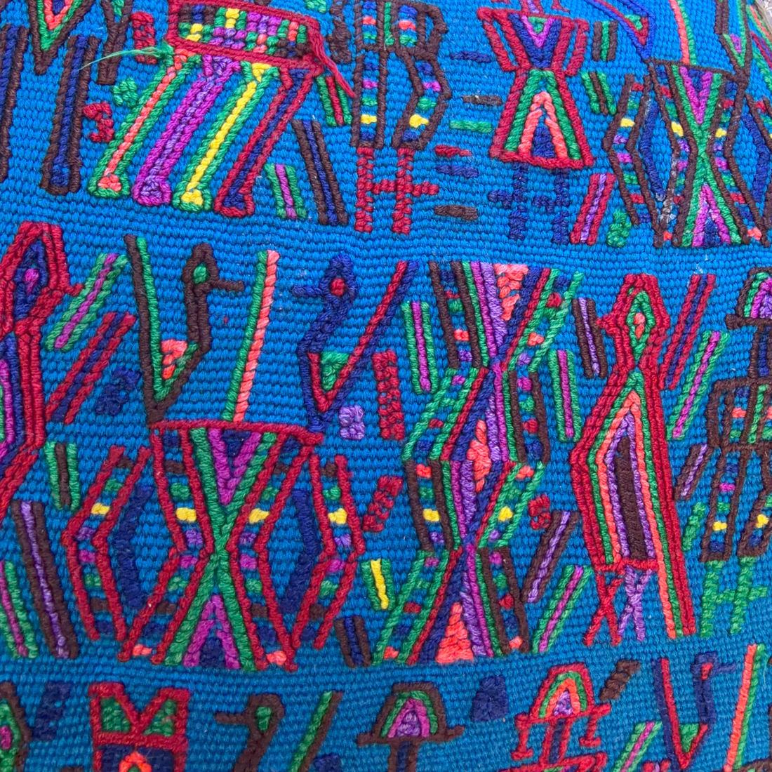 Huipil Mini-Weekender - Handwoven Travel Bag