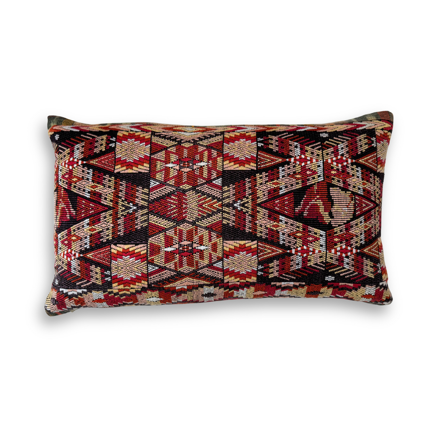 Huipil &amp; Hemp Throw Pillow Cover