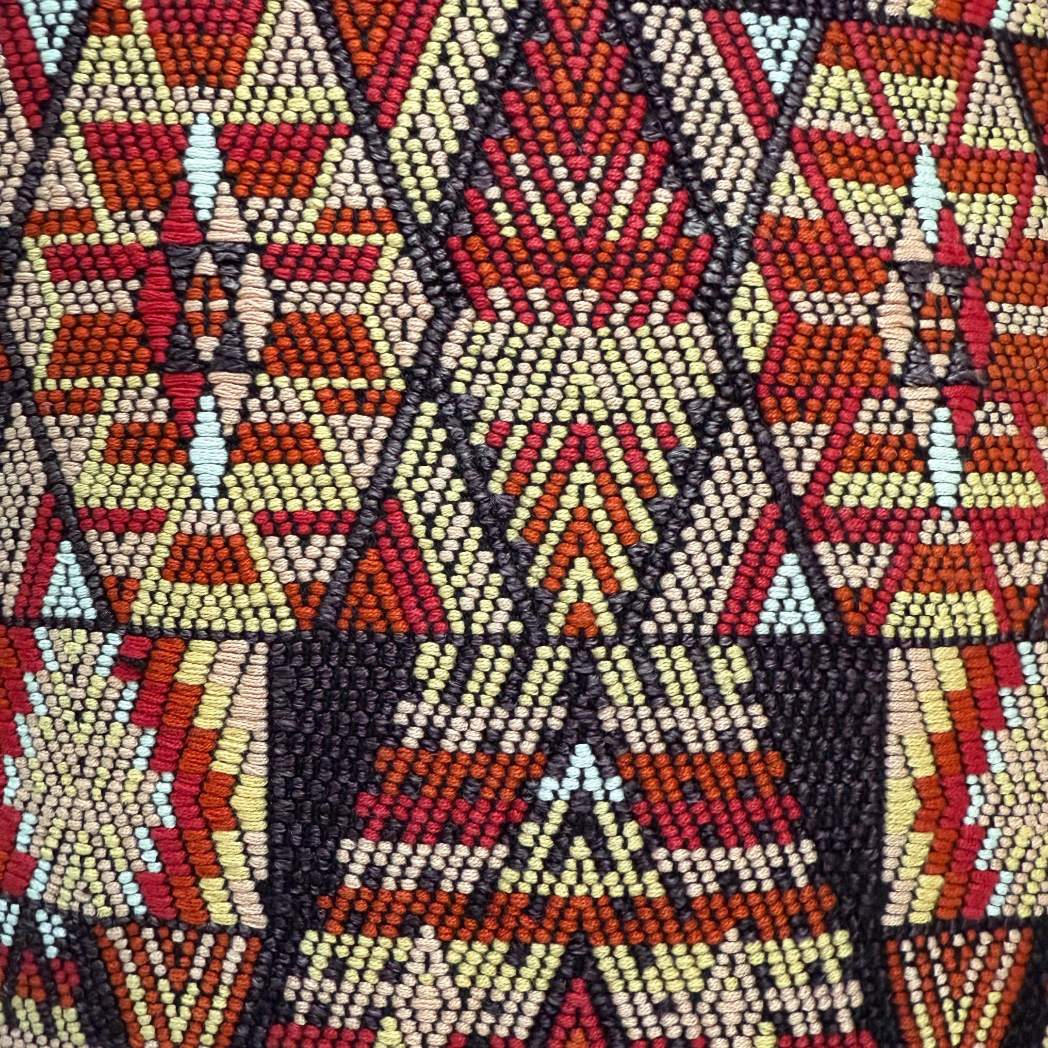 Huipil &amp; Hemp Throw Pillow Cover