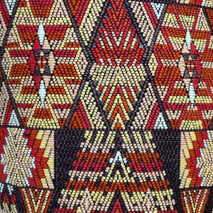 Huipil &amp; Hemp Throw Pillow Cover