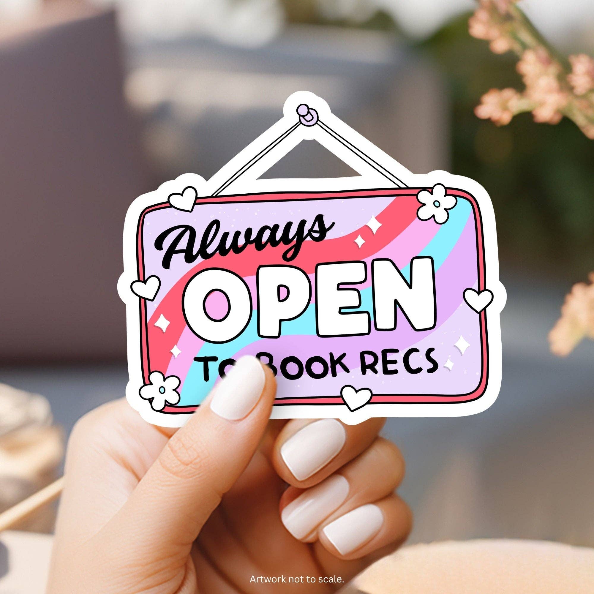 Sticker with &
