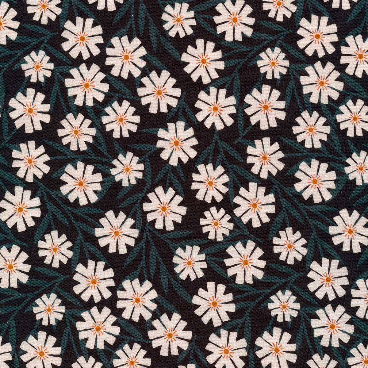 Night Phlox Fat Quarters Quilters Weight Organic Cotton