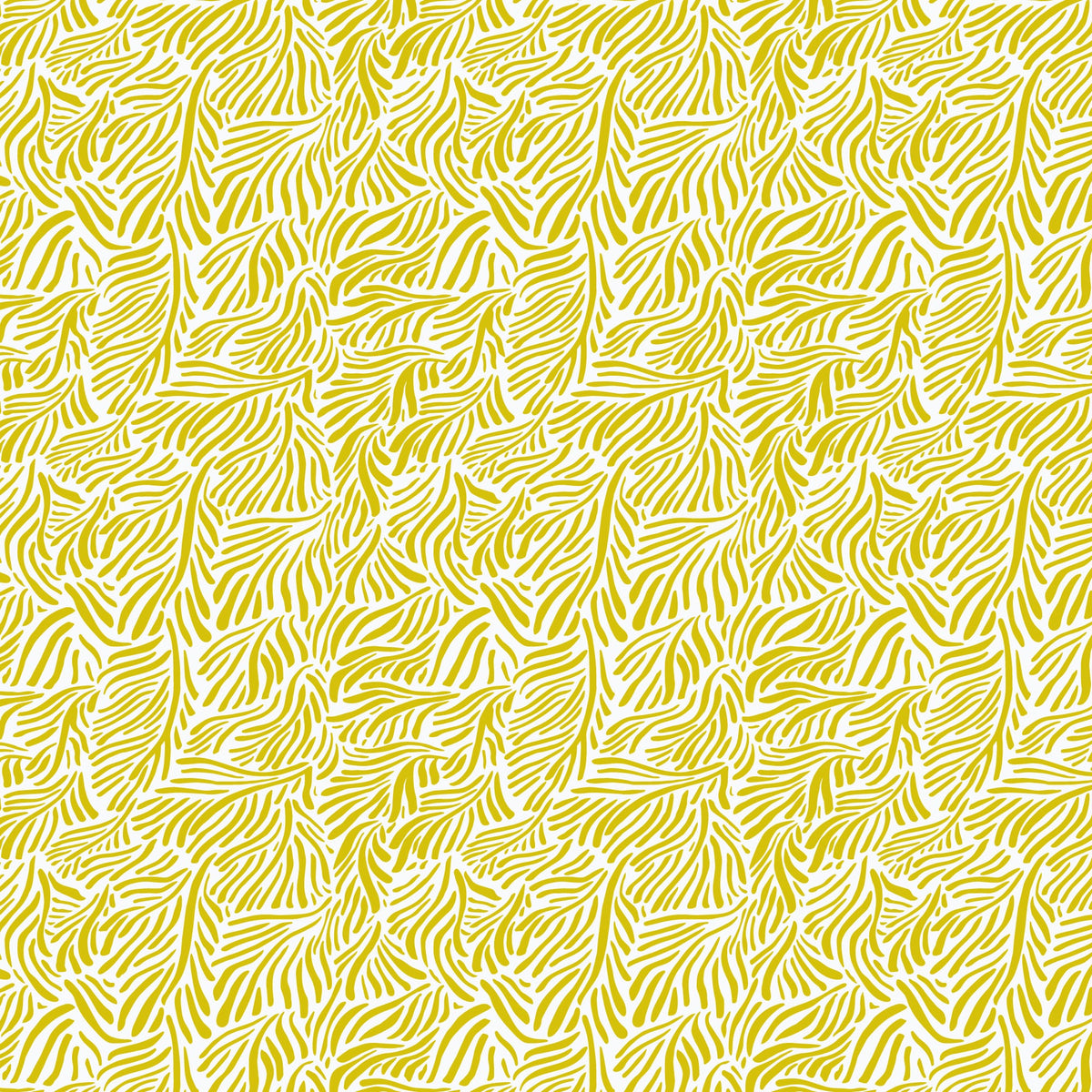 Olive Brush Branches Quilting Cotton