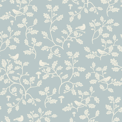 Woddland Oak Blue Flannel