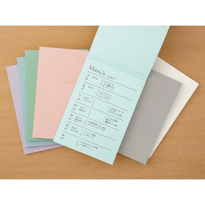 Midori A5 Paper Pad Dot Grid, Multiple Colors