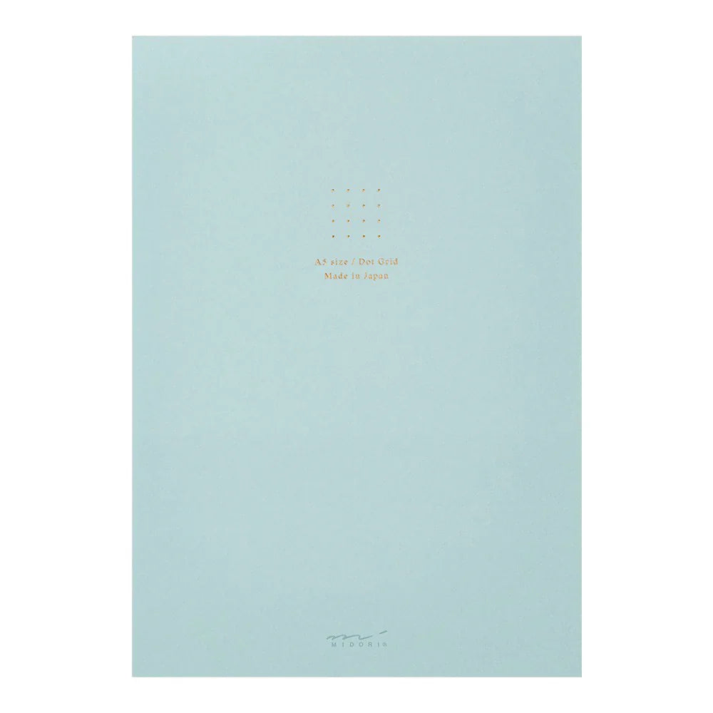 Midori A5 Paper Pad Dot Grid, Multiple Colors