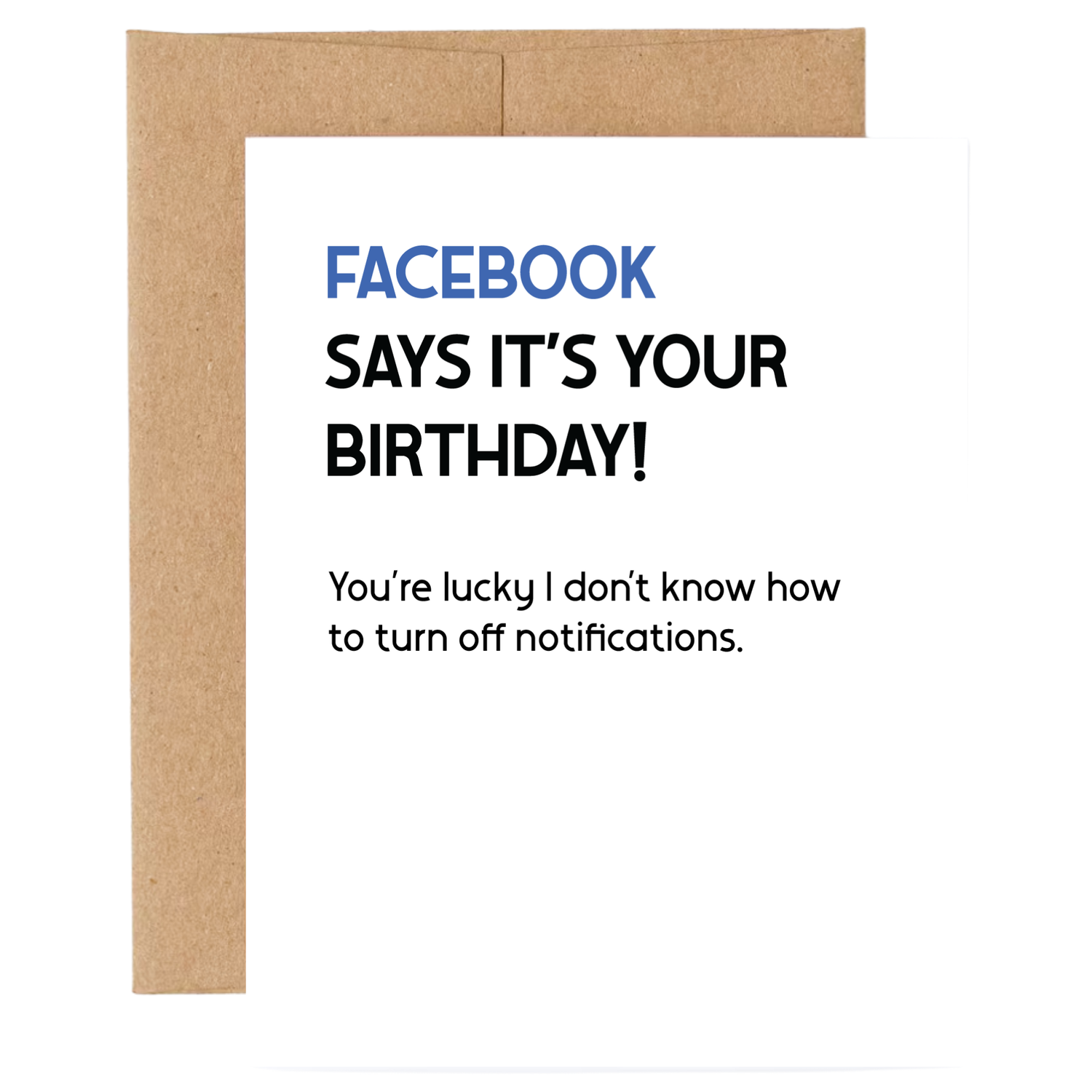 Facebook Birthday Card