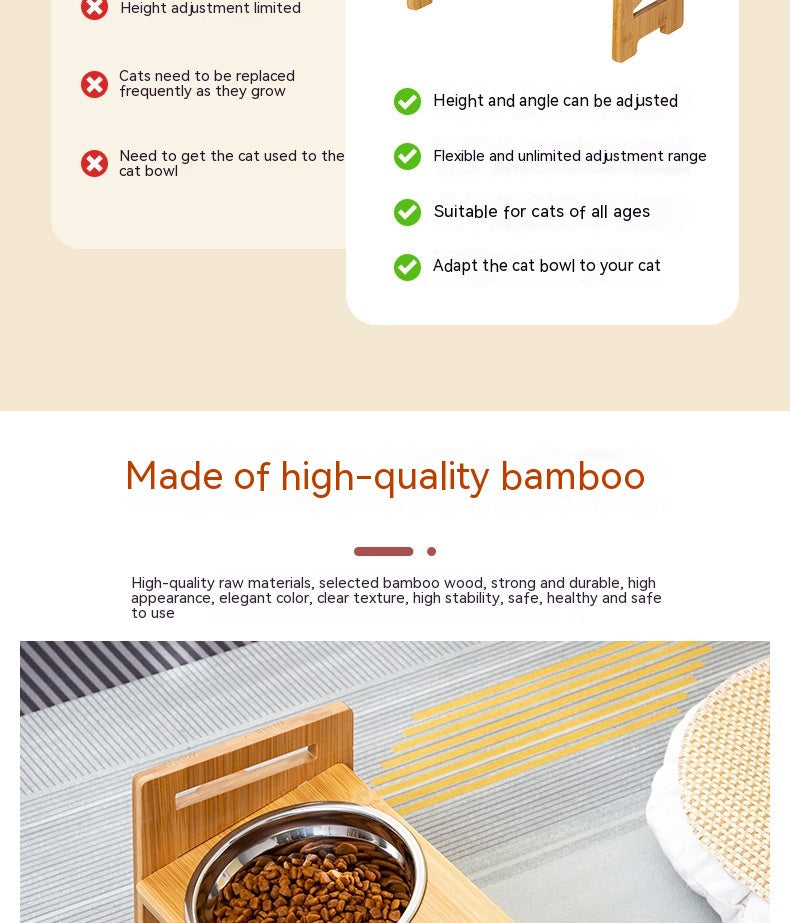 The Ergonomic Elevate Wooden Feeding Station