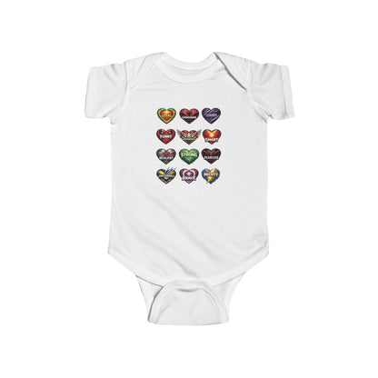 Superhero Love Infant Bodysuit