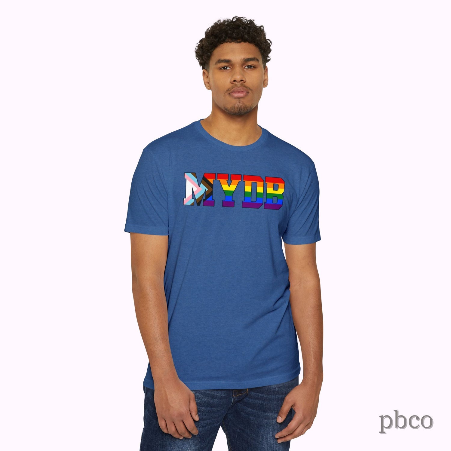 MYDB T-Shirt | Mind Your Damn Business | Progress Pride