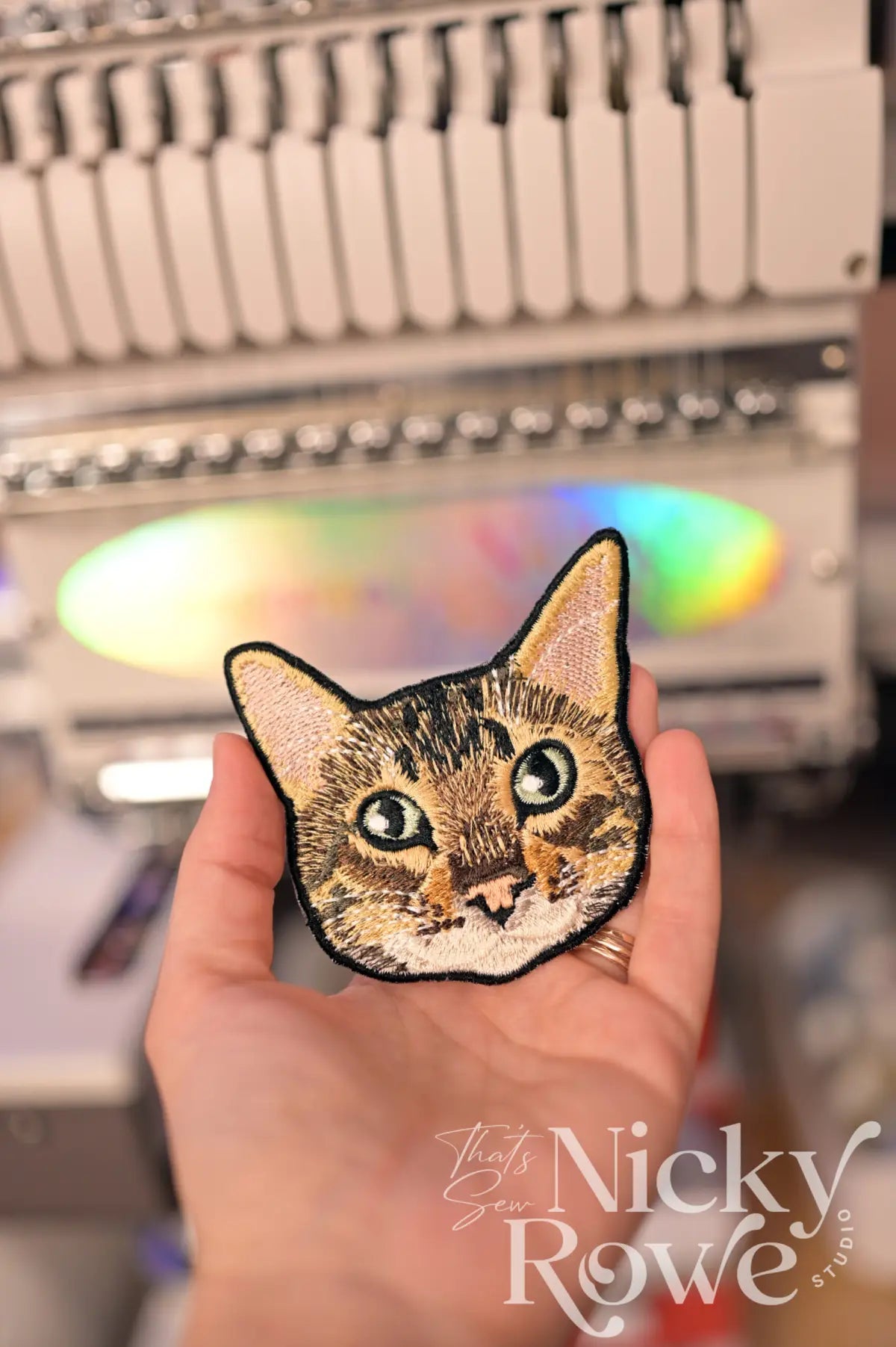 Custom Embroidered Pet Portrait Patches - Iron-on or Sew-On - $5 Donation to Caitie&