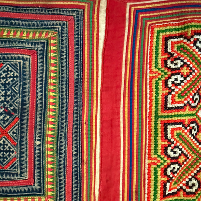 Hmong &amp; Hemp Throw Pillow Cover