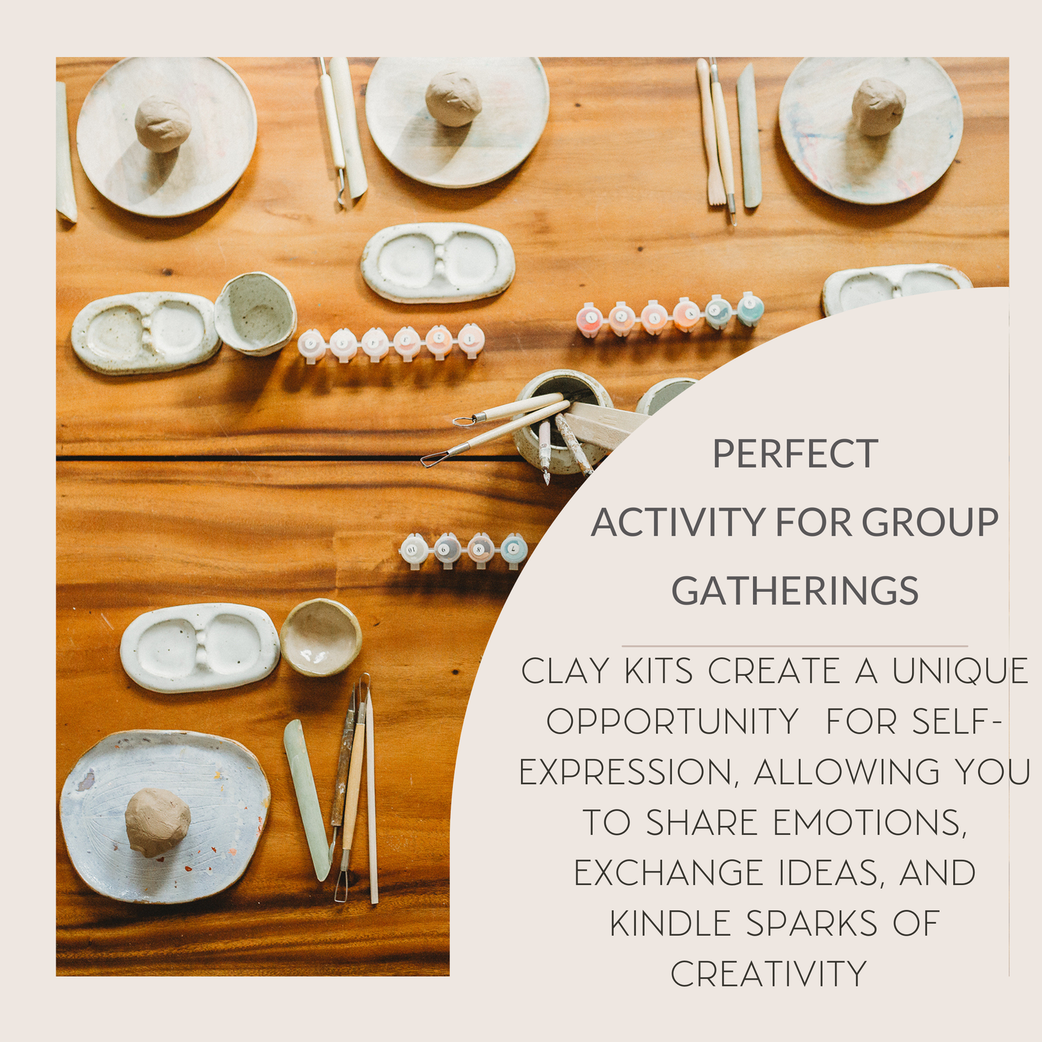 Breathe People - Meditative Art Clay Kit + Self-Care Meditations and Projects
