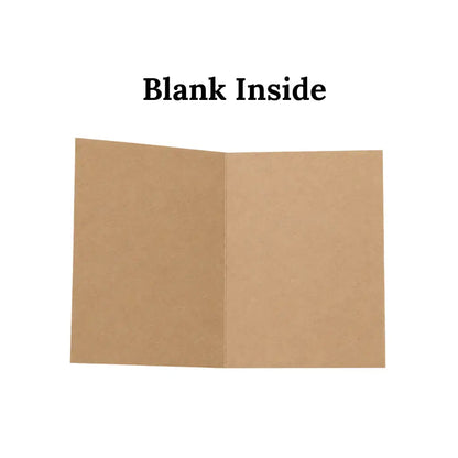 Christmas Miracle Kraft Notecard | Funny Dark Humor Holiday Card
