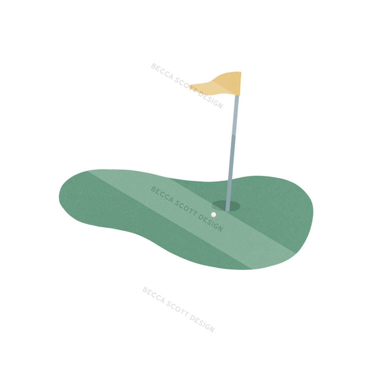 Love you to the green and back Greeting Card