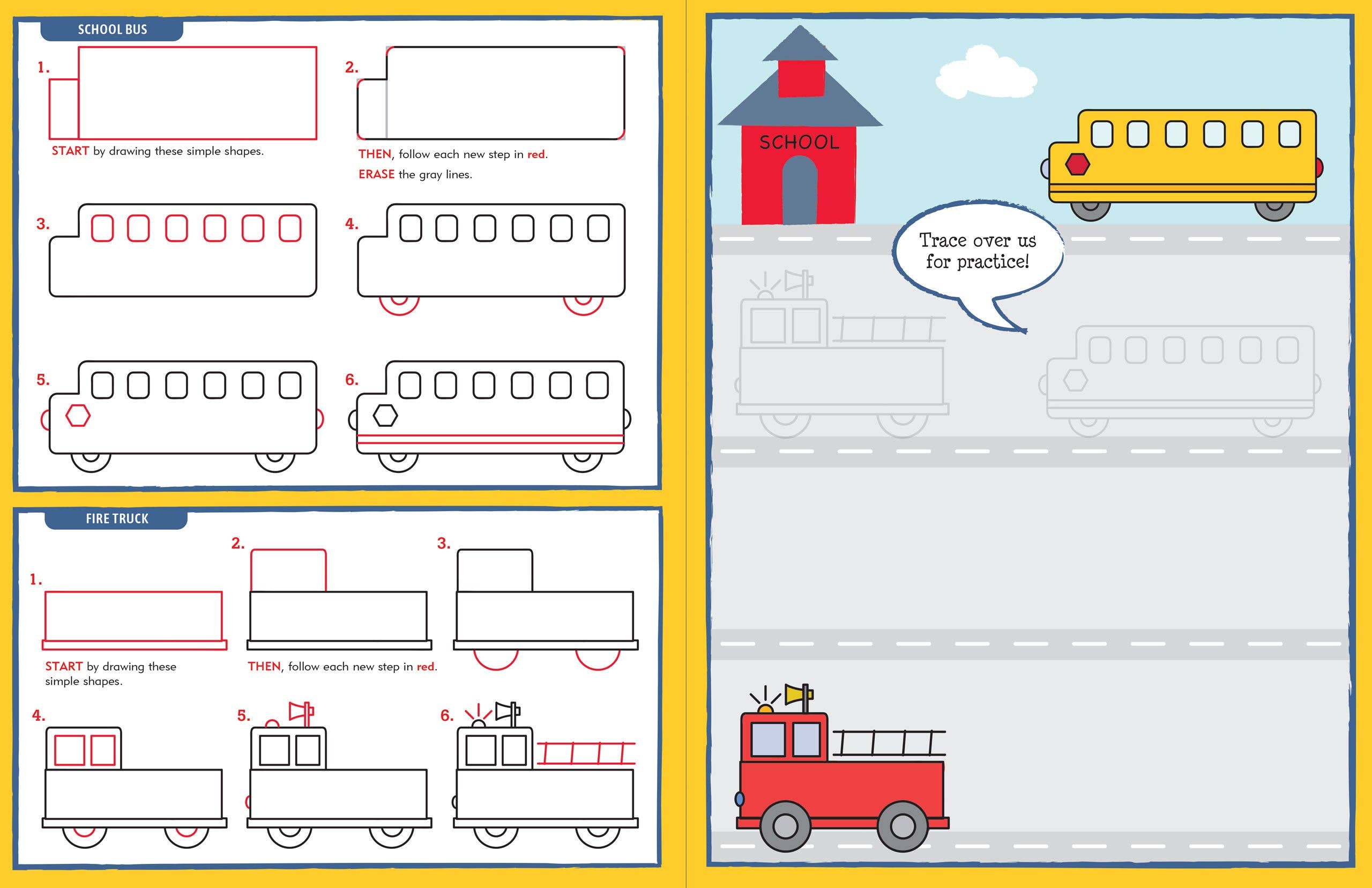 Learn to Draw . . . Cars, Trucks, &amp; Trains!