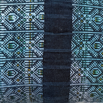 Huipil &amp; Hemp Throw Pillow Cover