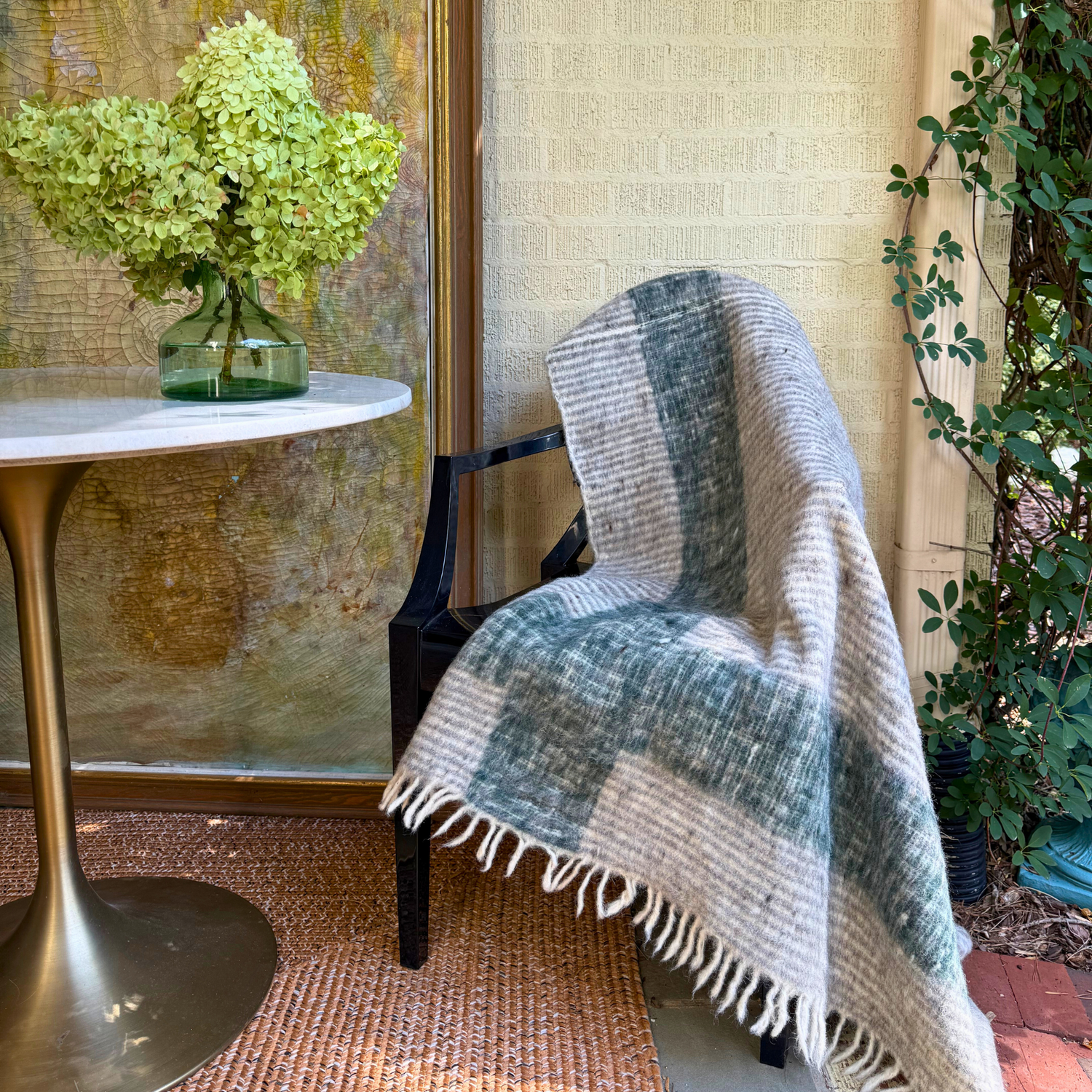 Heirloom Wool Momo Blanket | Cozy, Hot Spring-Felted Throw Handcrafted by Mayan Artisans