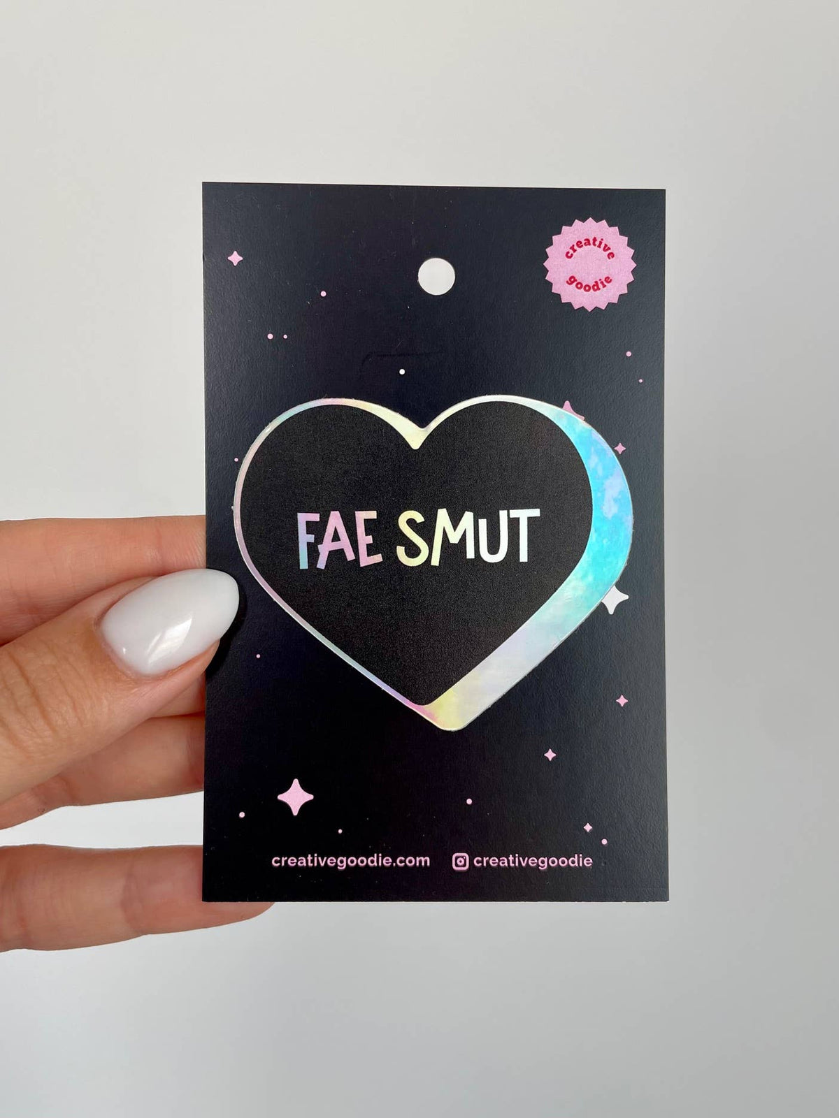 Fae Smut Sticker | Holographic Spicy Romantasy Sticker