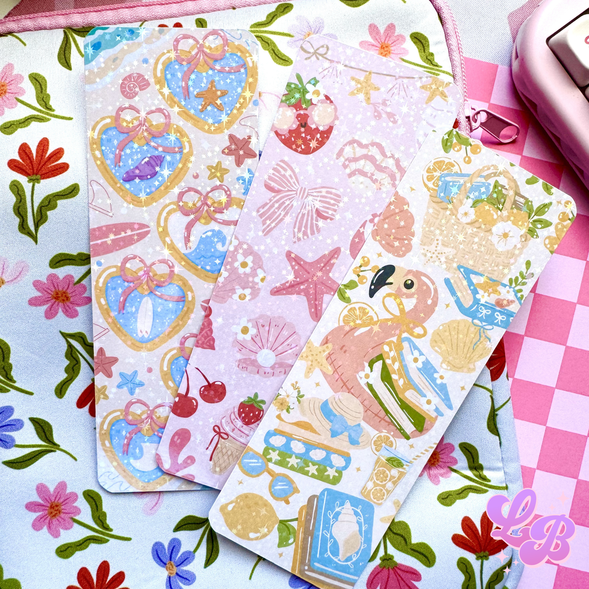 Summer Party Holographic Bookmark Bundle