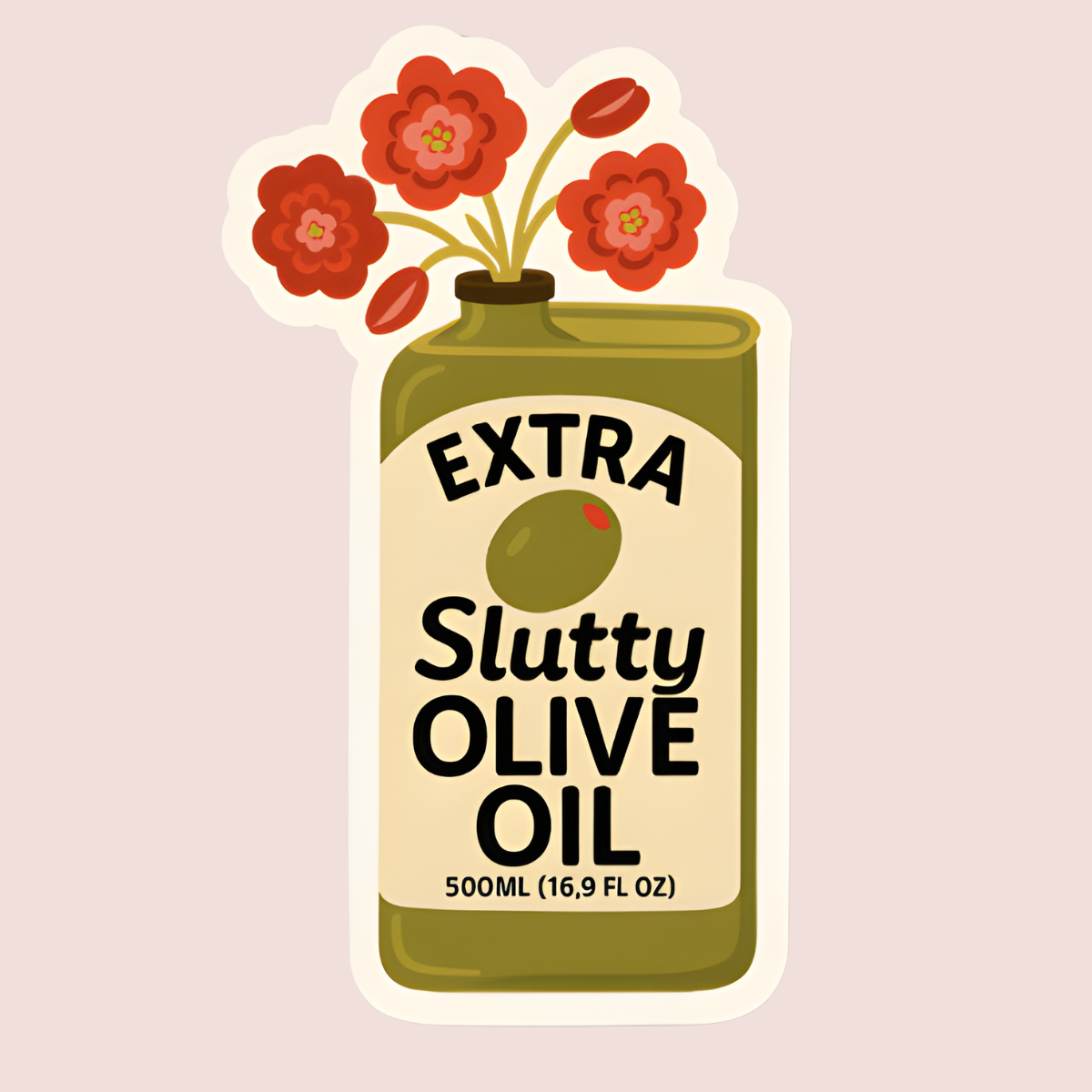 Illustration of a bottle labeled &