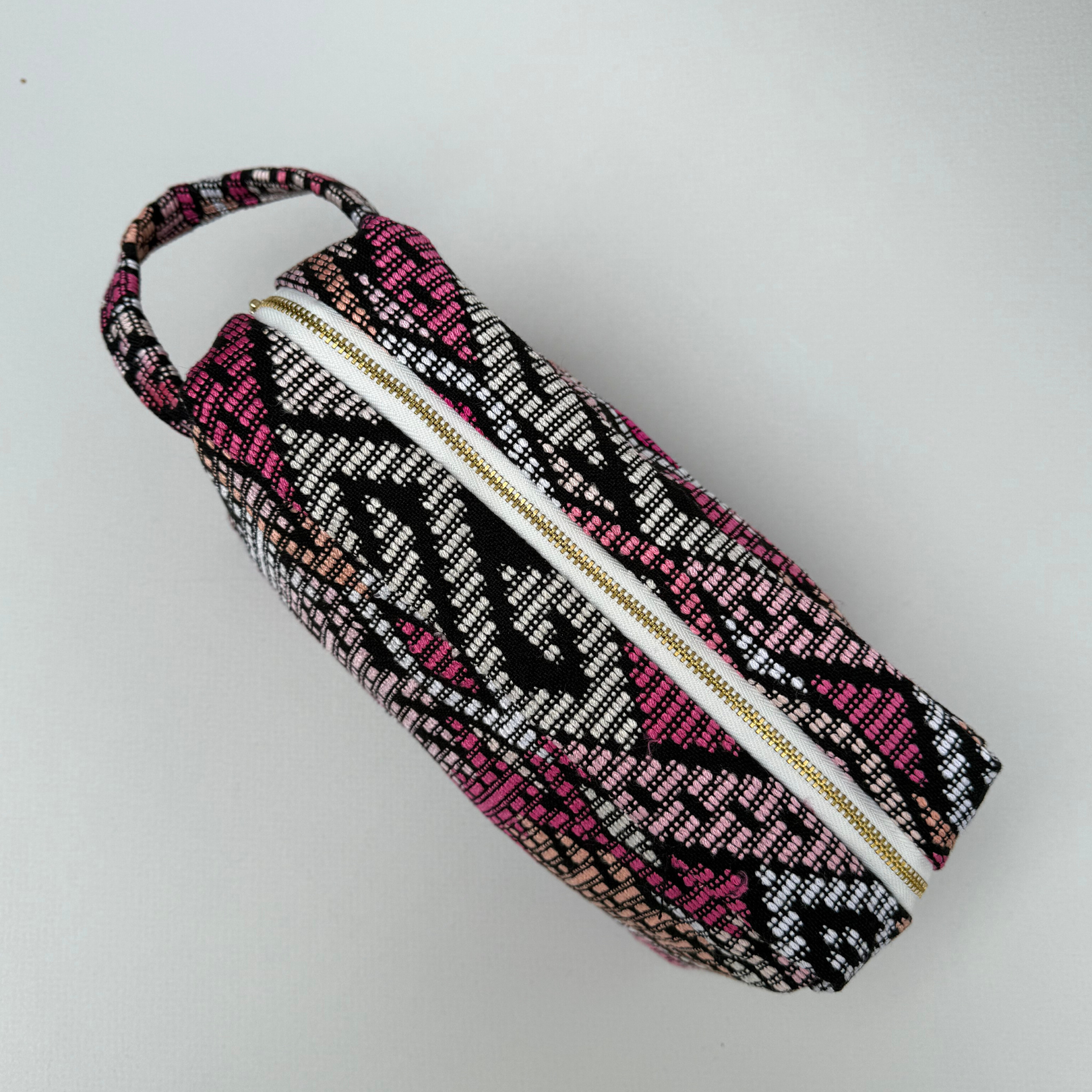Handwoven (and Spill Proof) Cosmetic Travel Bag