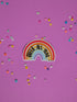 Rainbow sticker with &
