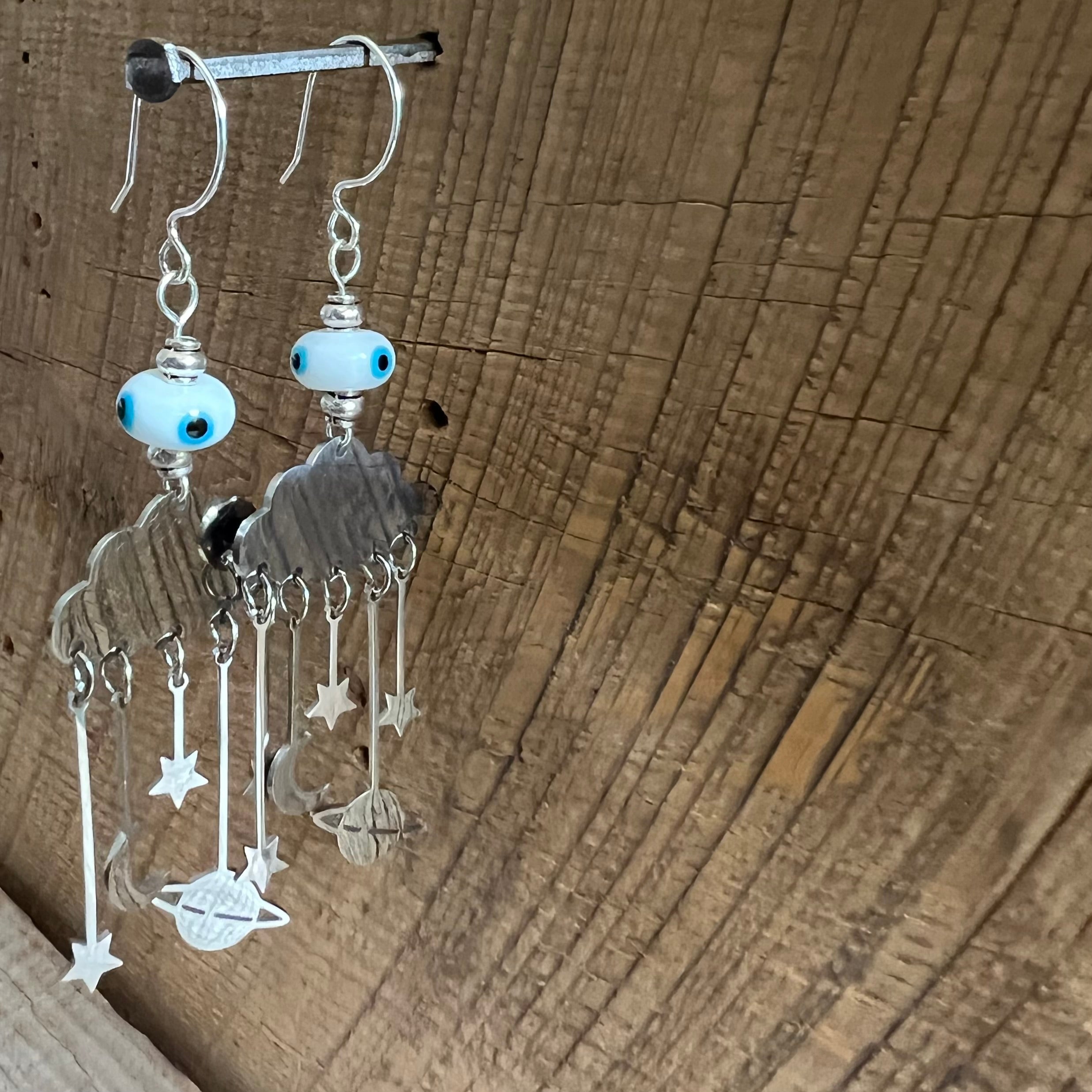 SariBlue® Head in the Clouds Earrings
