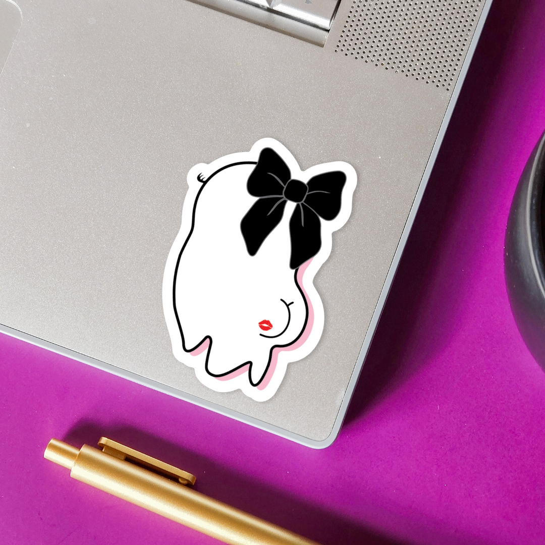Ghost Butt Sticker