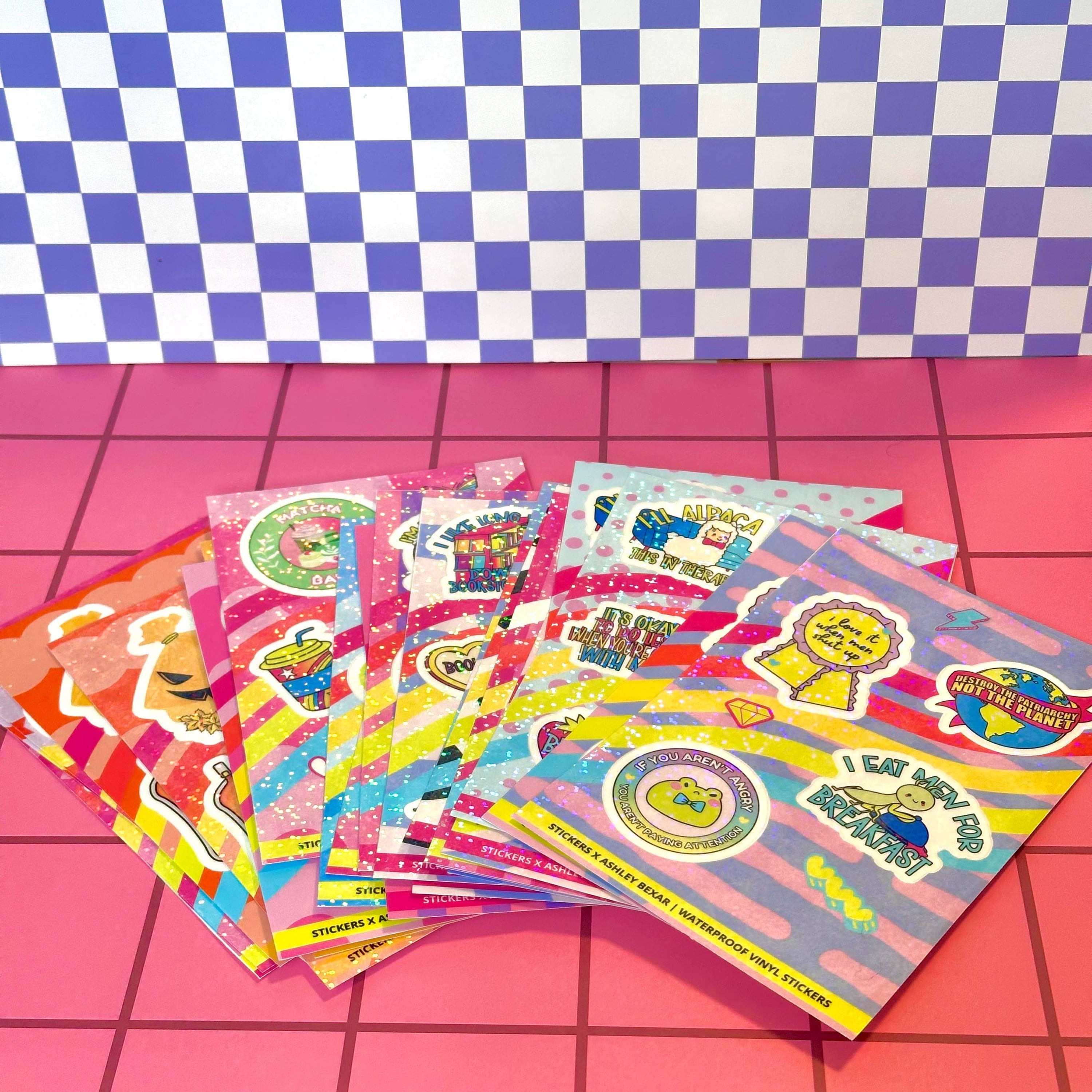 LGBTQIA+ Pride &amp; Ally Waterproof Vinyl Sticker Sheet