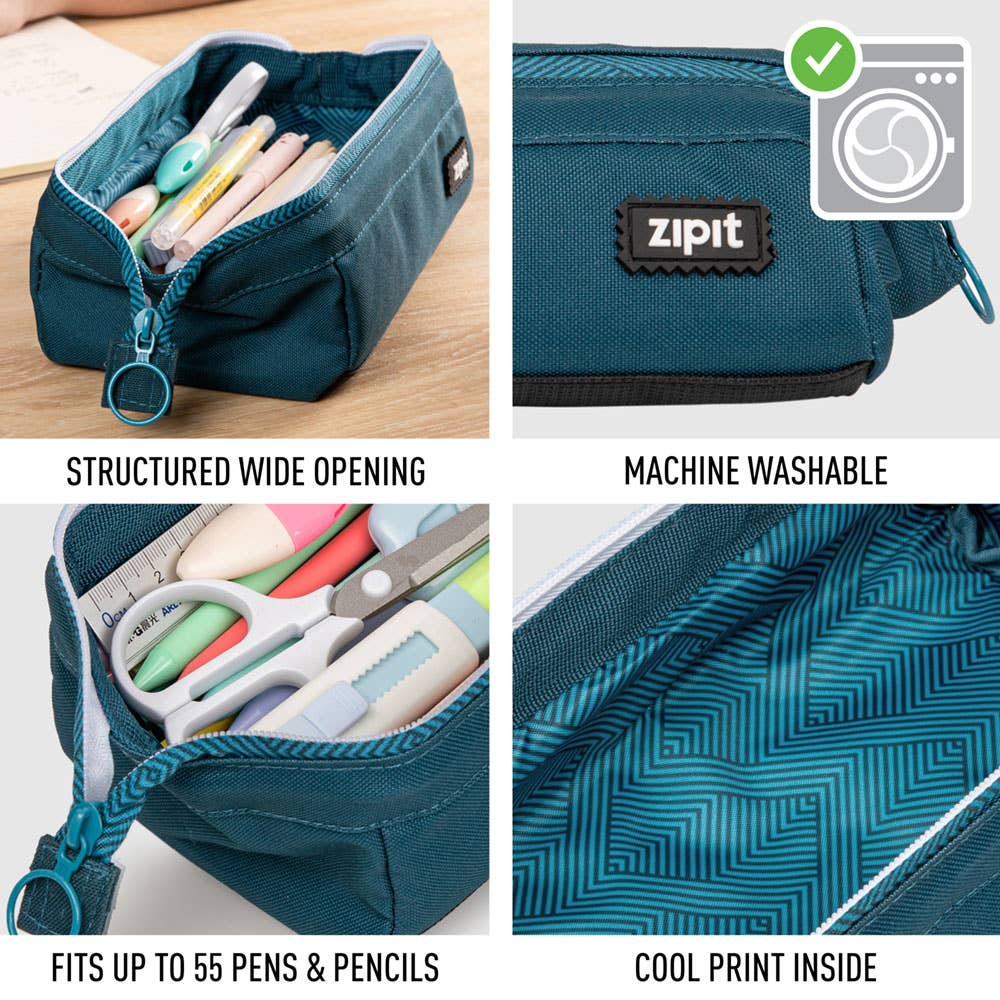 ZIPIT Lenny Pencil Case- Assorted colors