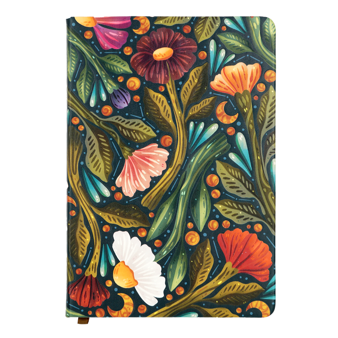 Nightsky Floral Embossed Journal Notebook