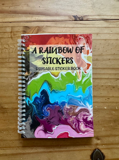 Rainbow Reusable Sticker Book | A5 Sticker Collector Album