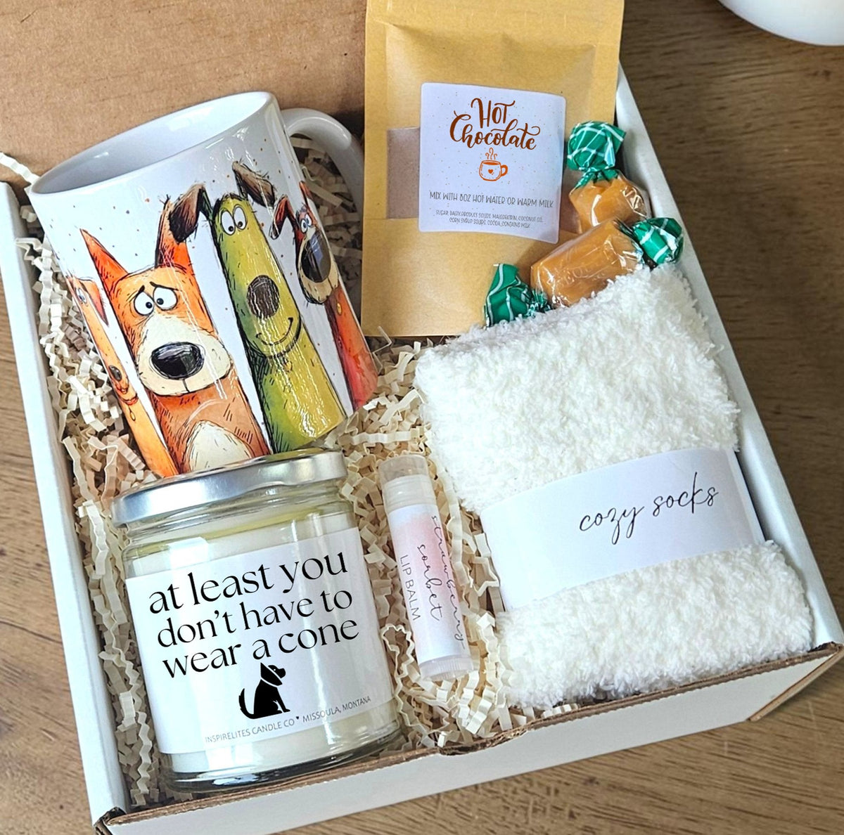 Funny Get Well Cozy Gift Box - At Least You Don&