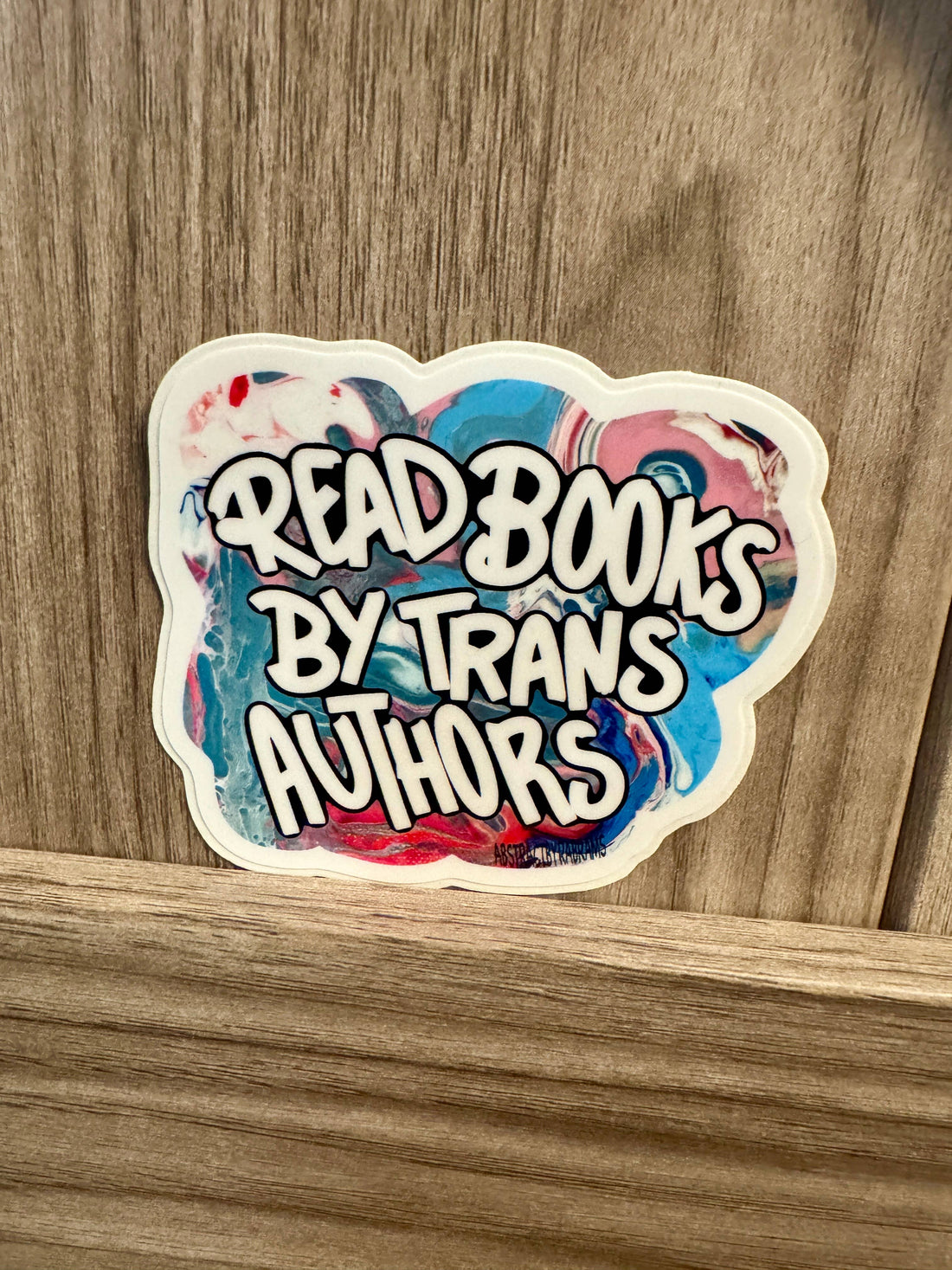 Sticker with &