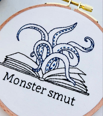 Monster smut Embroidery // PDF Pattern Download 5” hoop