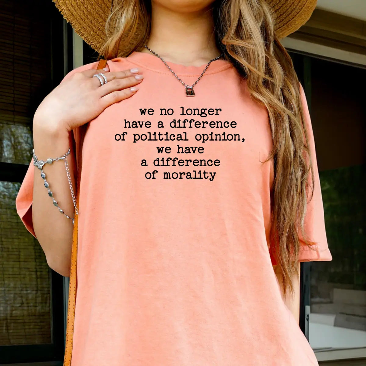 Difference of Morality Statement T-Shirt | Progressive Activist Apparel