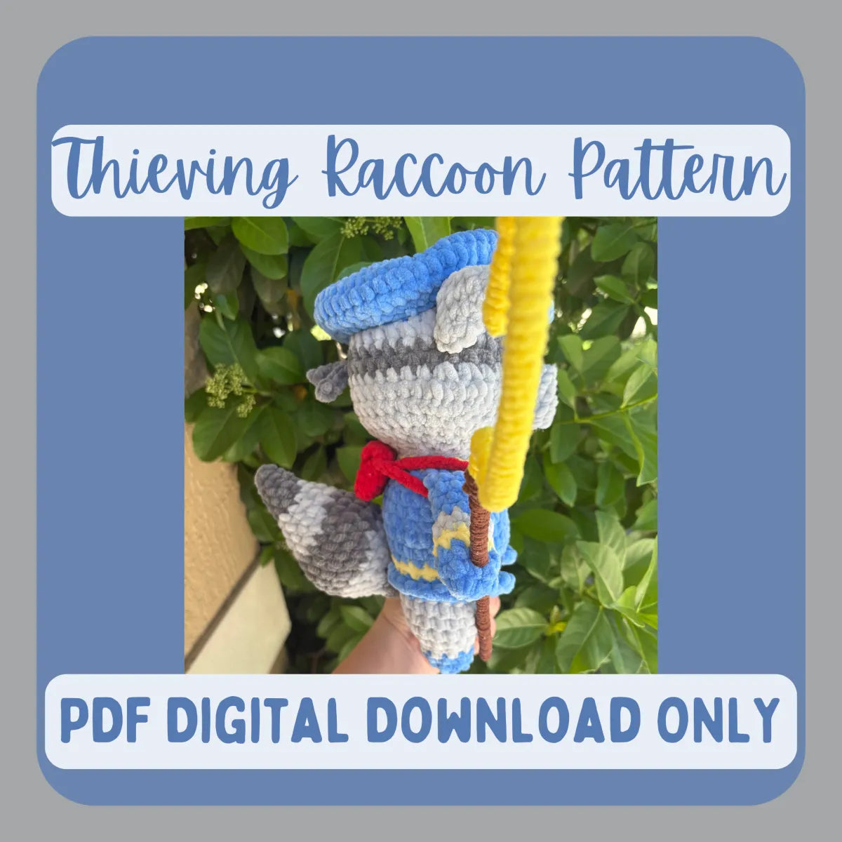 Thieving Raccoon Crochet Pattern - PDF PATTERN ONLY