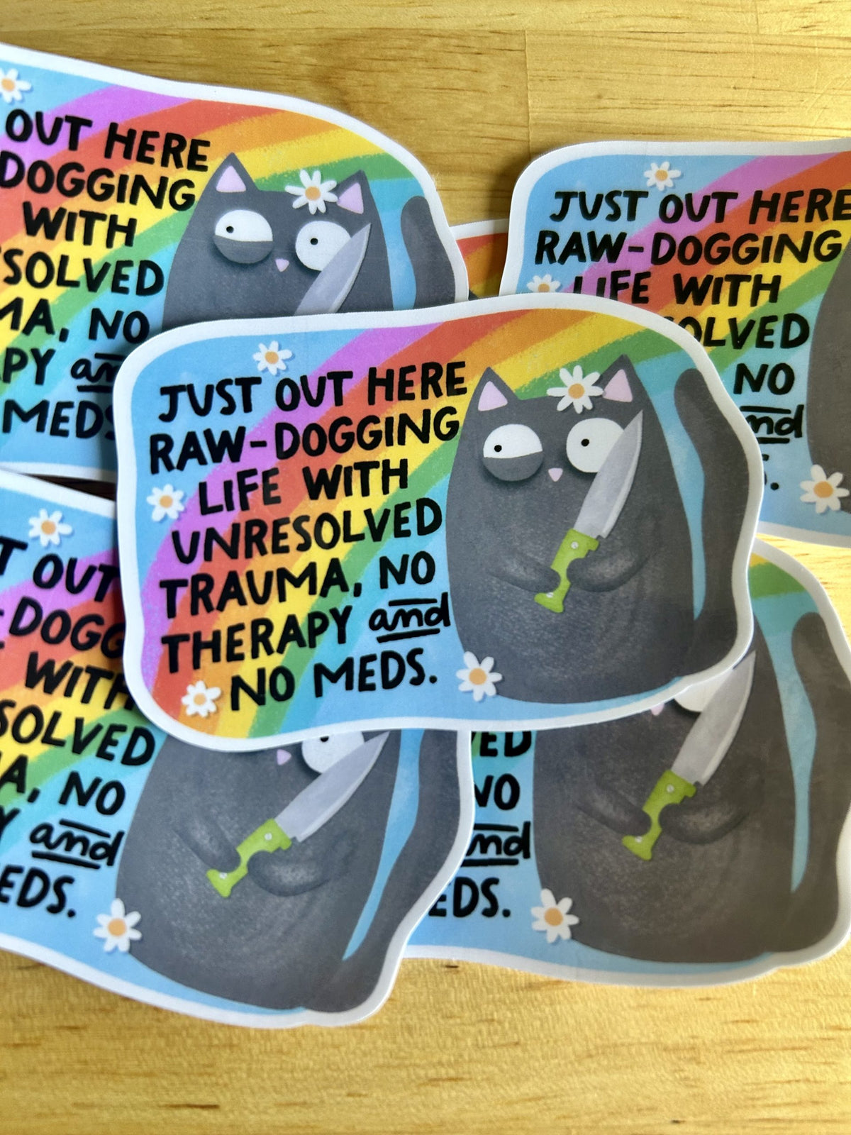 Sticker Bundle "Mentally Doing My Best"