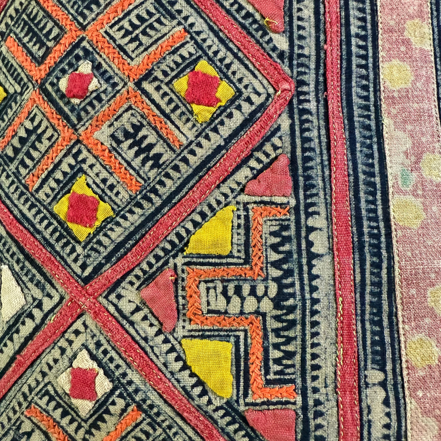 Hmong &amp; Hemp Throw Pillow Cover