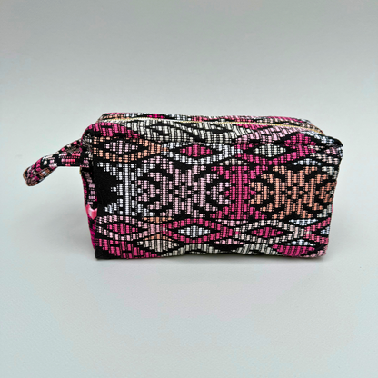 Handwoven (and Spill Proof) Cosmetic Travel Bag