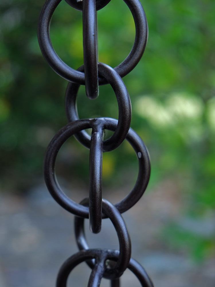 Powder Coated Bronze Aluminum Double Loops Link Chain 