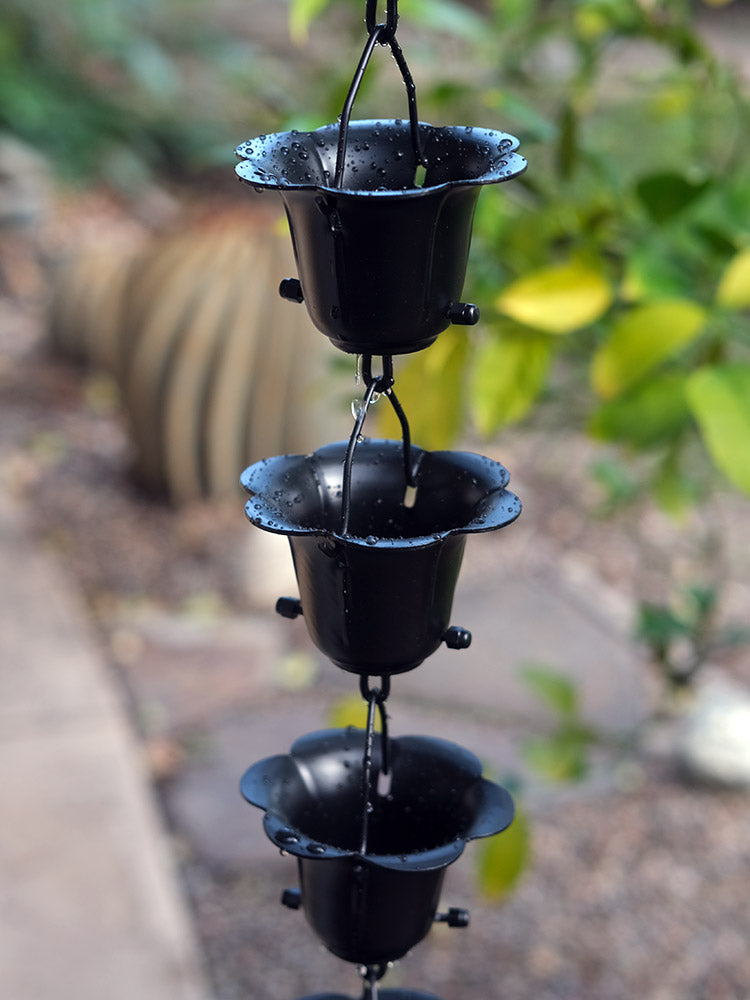 Black Flower Cup 3149-BLK