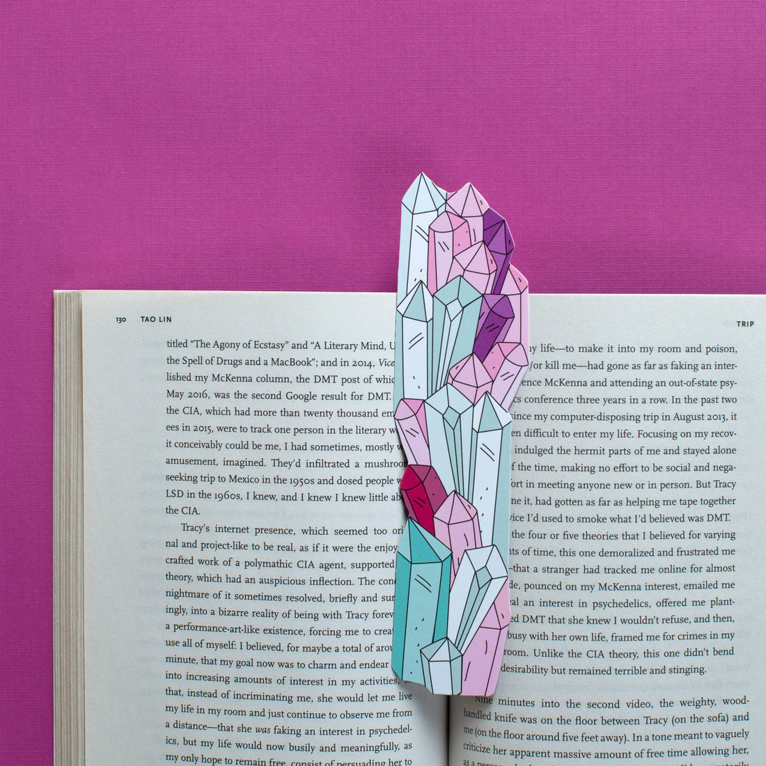 Crystal Die Cut Bookmark – Double-Sided