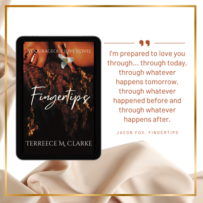 Fingertips, A Courageous Love Novel | Signed by Author Printed edges