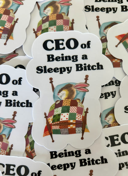 "CEO of Being a Sleepy Bitch"