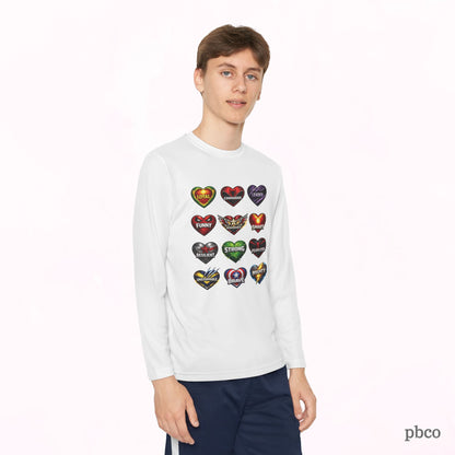 Youth Superhero Love Long Sleeve Tee Shirt