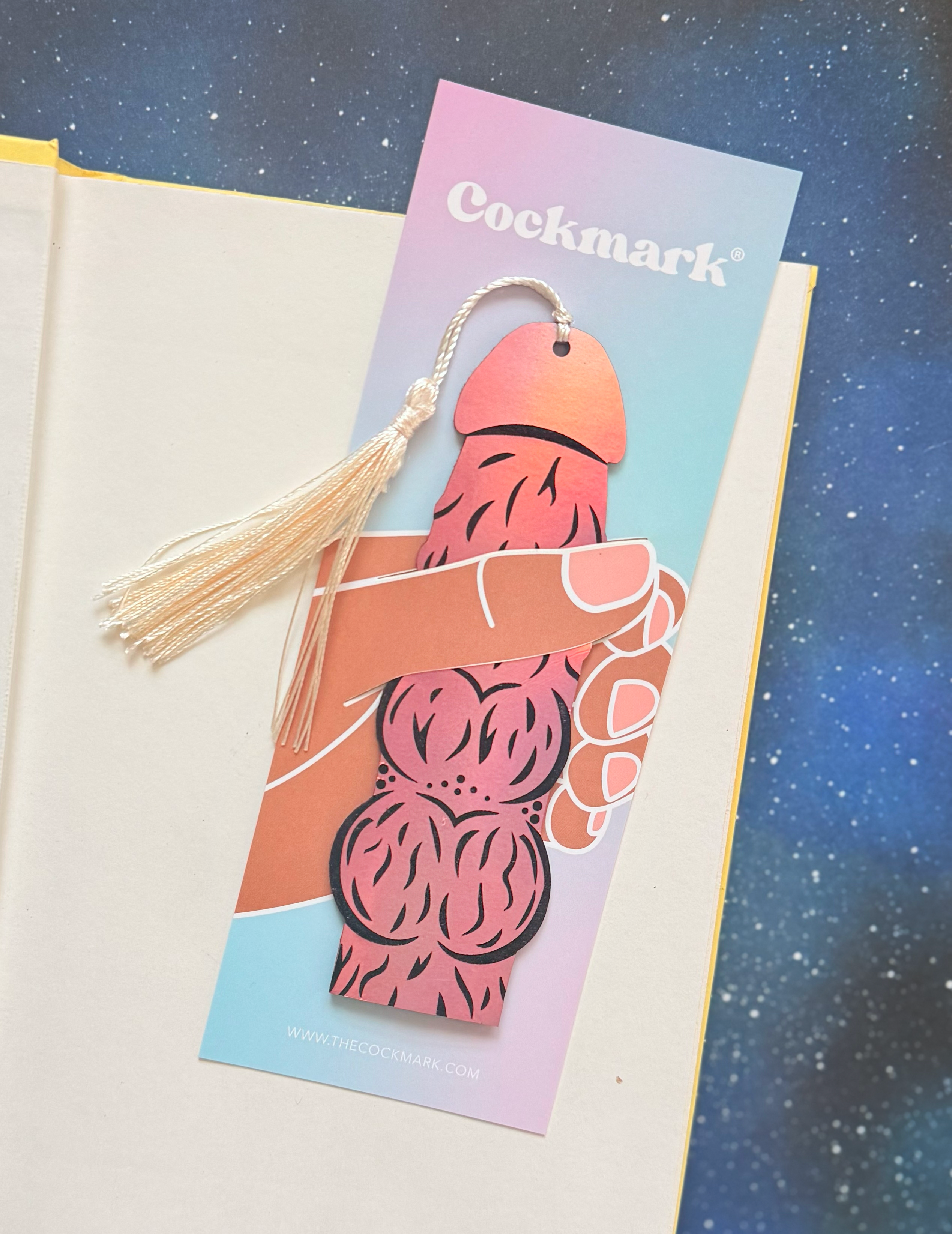 Bookmark with tassel and &