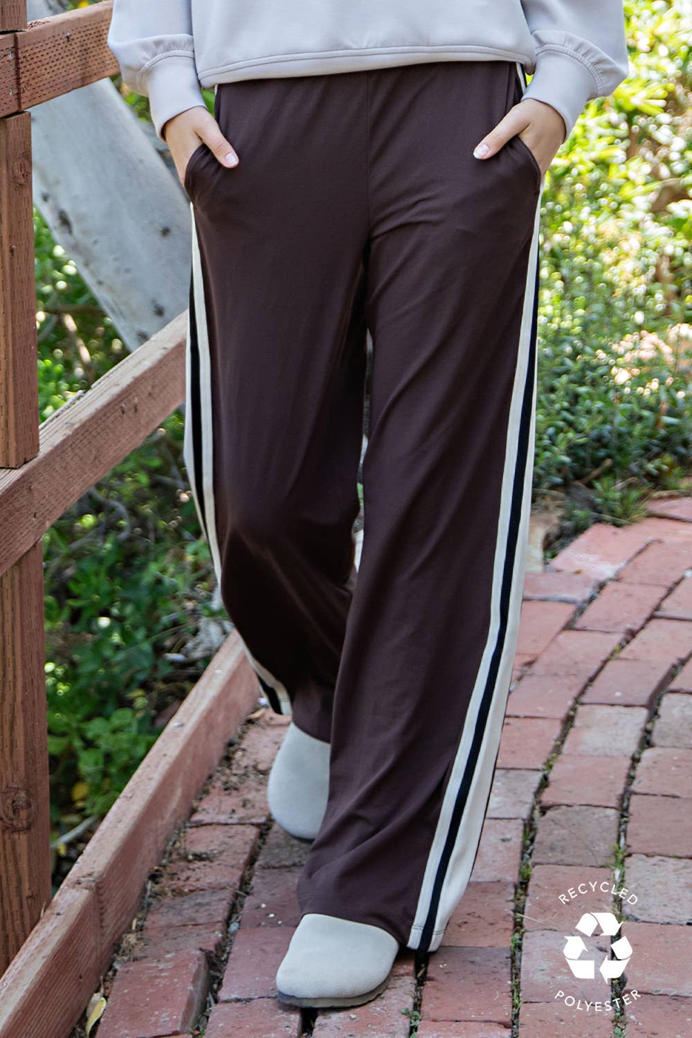 Pre-Order: Butter Soft Side Stripe Straight-Leg Pants